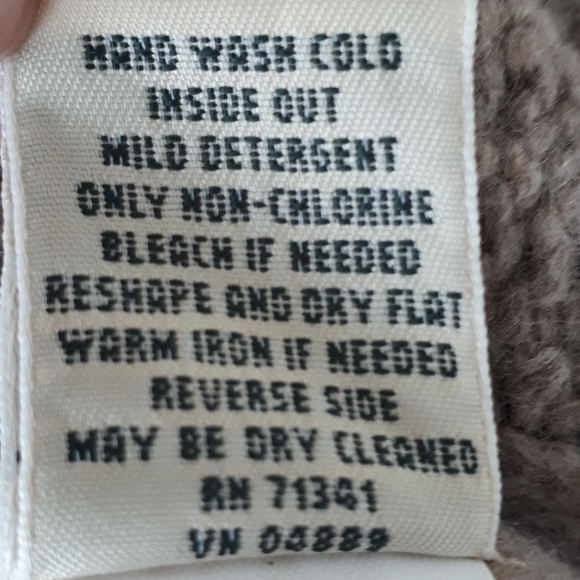 L.L. Bean Merino Wool Blend Cardigan Sweater - Picture 5 of 6